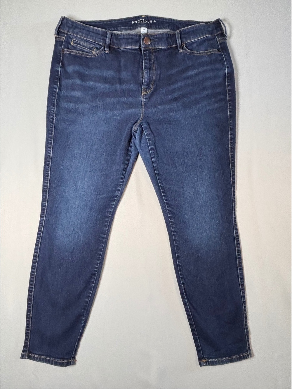 Boutique Skinny Blue Denim Jeans Size 18W